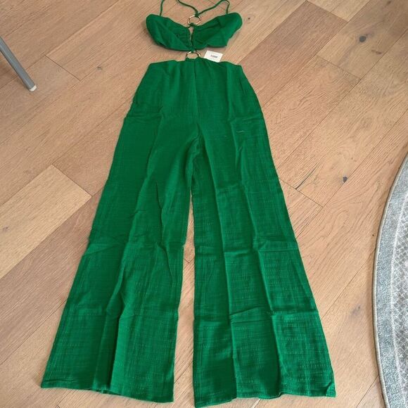 $328 Revolve x Rumer Amour jumpsuit green size medium m3 - Picture 6 of 8